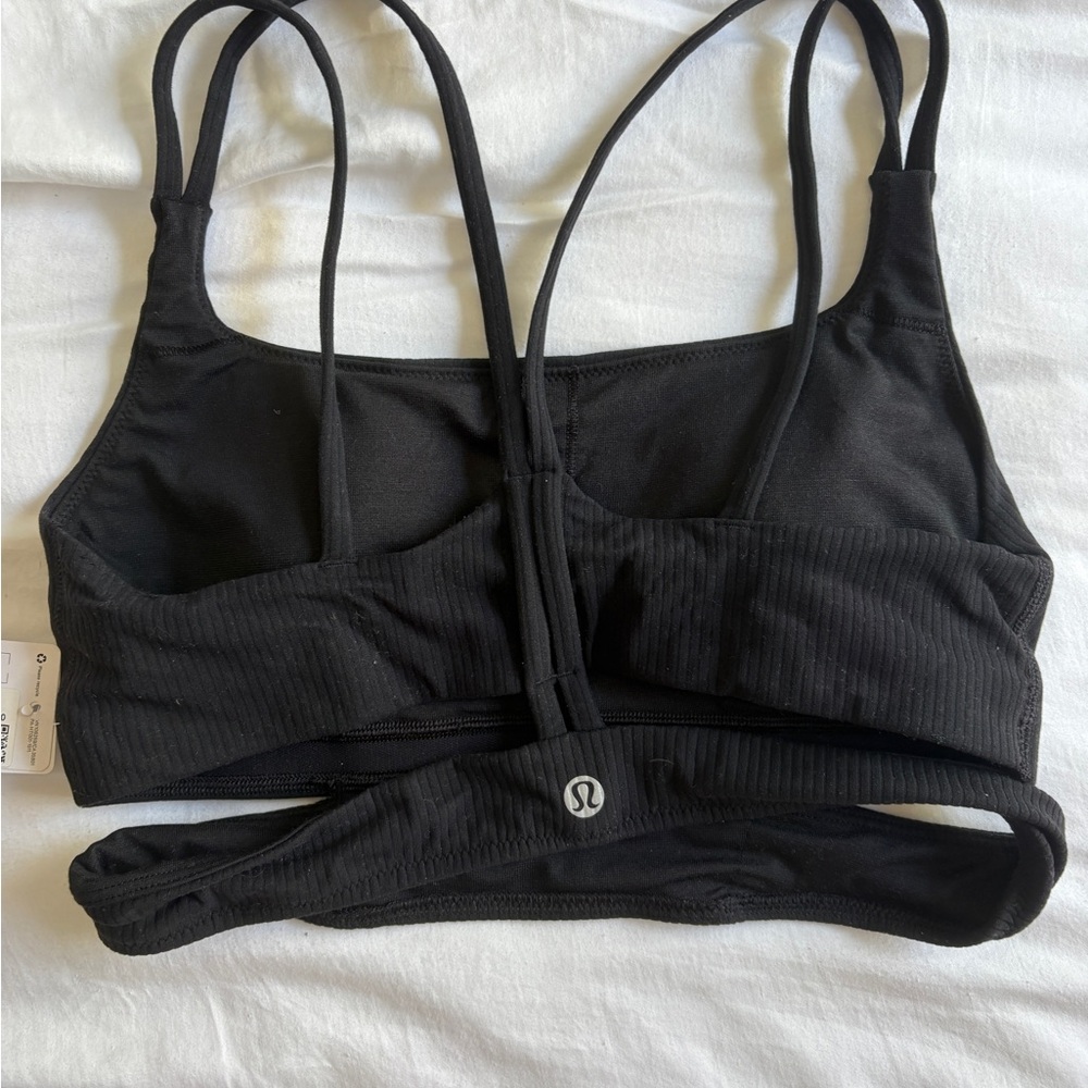 lululemon athletica Double Strap Black Sports Bra